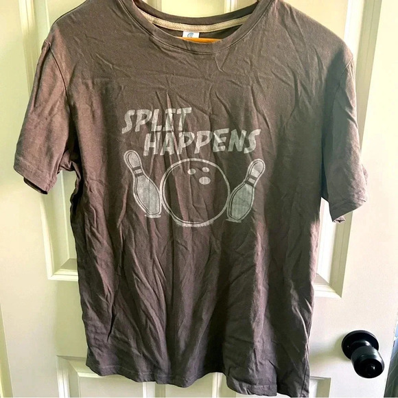 Other - Super soft 100% cotton bowling tee “split happens”. Size Large. Lightweight. Fun